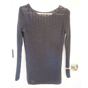 Rachel Zoe navy long sleeve knit sweater Medium